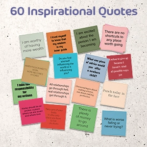 60 Inspirational Quotes and Statements